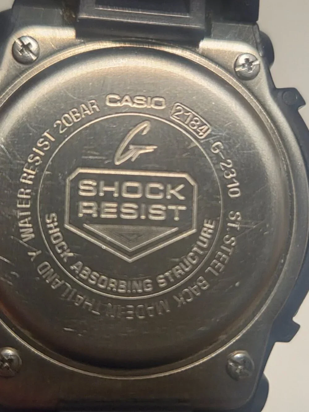 Casio G Shock Digital Blue and yellow